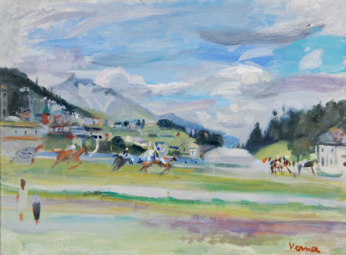 Horserace at St. Moritz