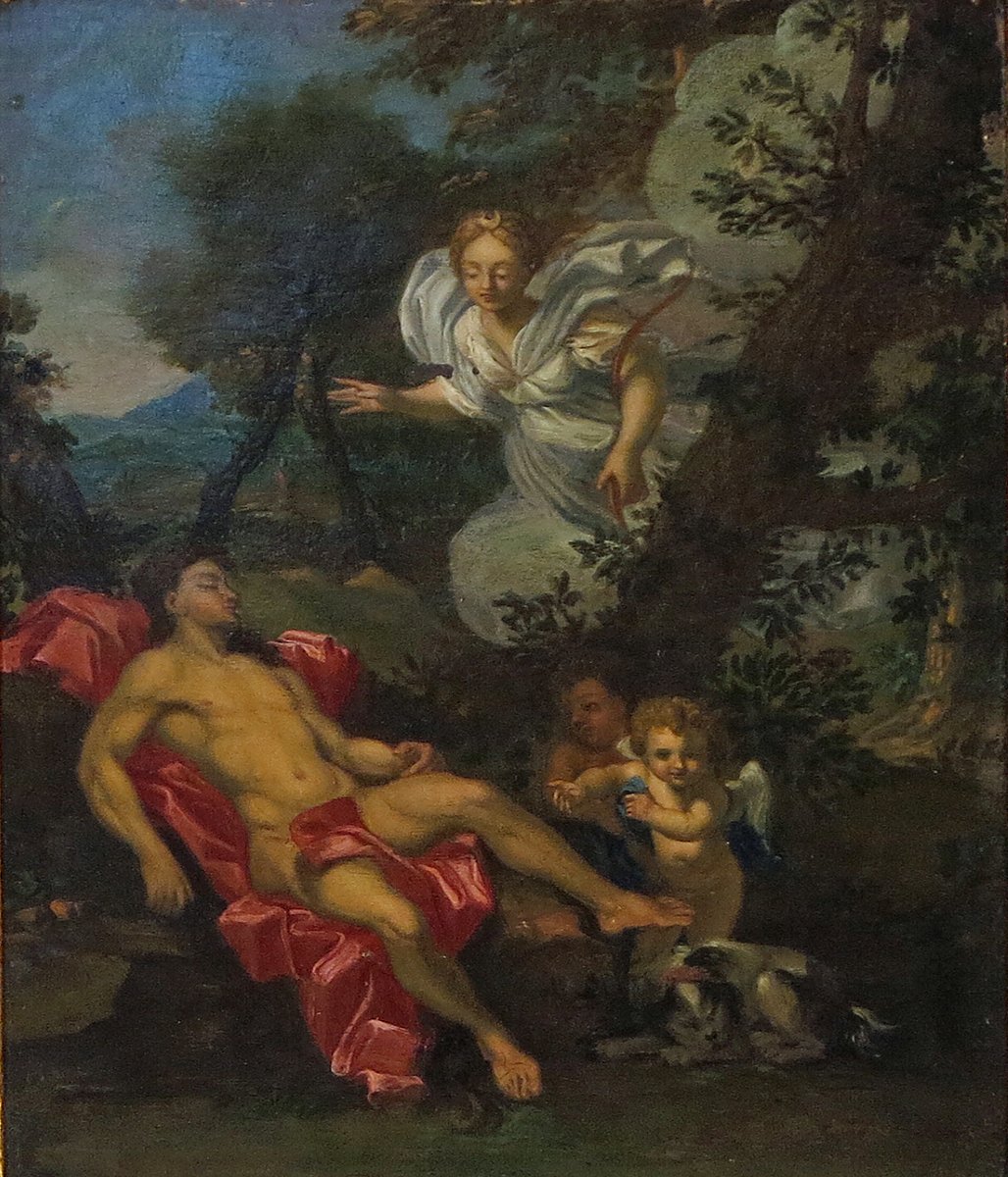 An 18th Century French School Diana & Endymion