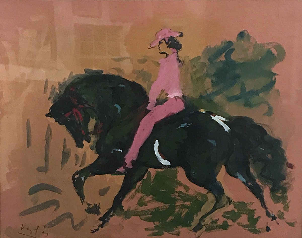 Lady Riding a Horse