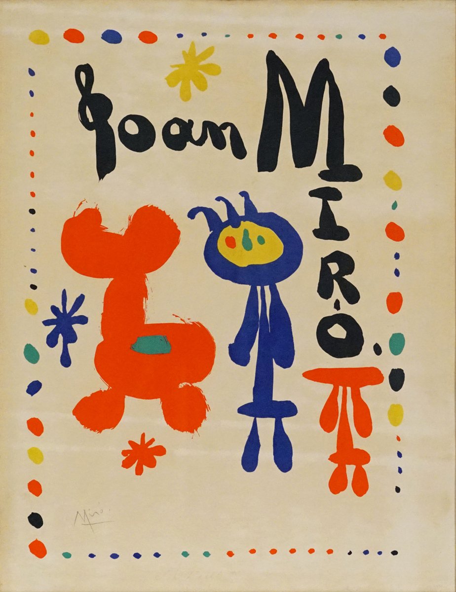 Poster For Exhibition Of 1948 (Galerie Maeght)