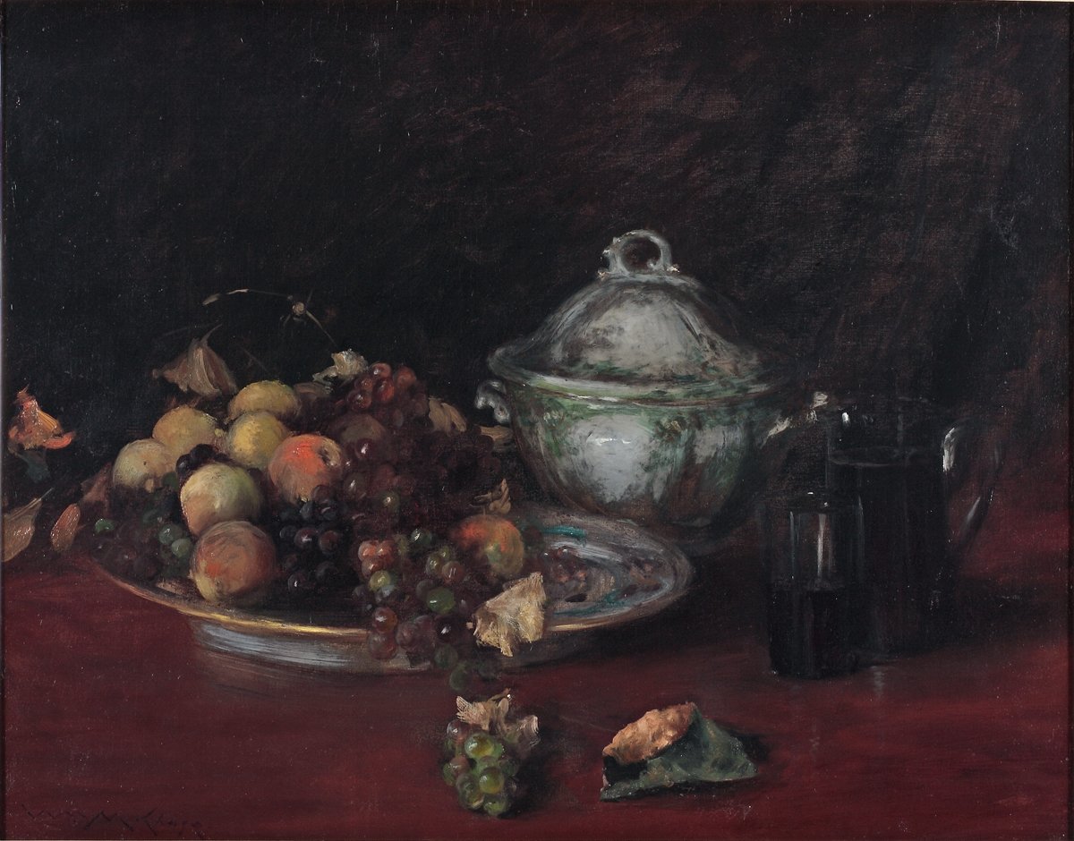 Fruit and Porcelain