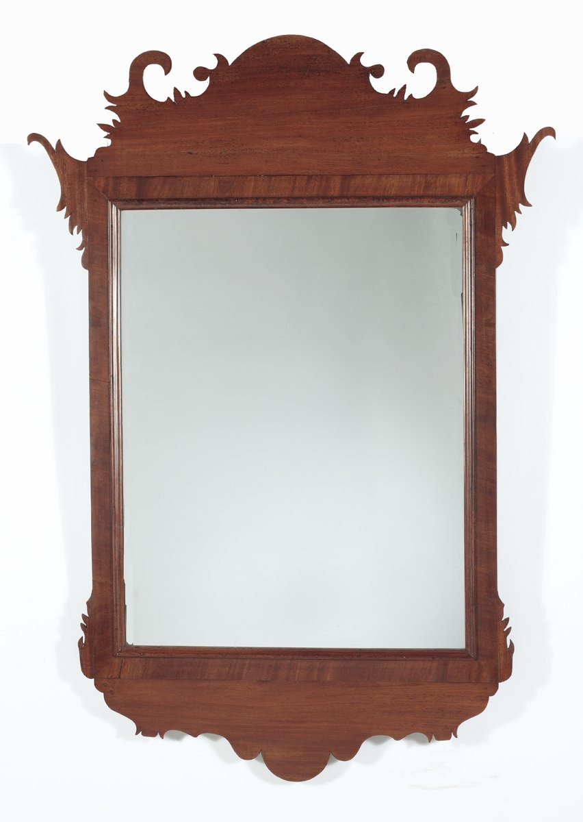 A Classical American  Mahogany  Mirror